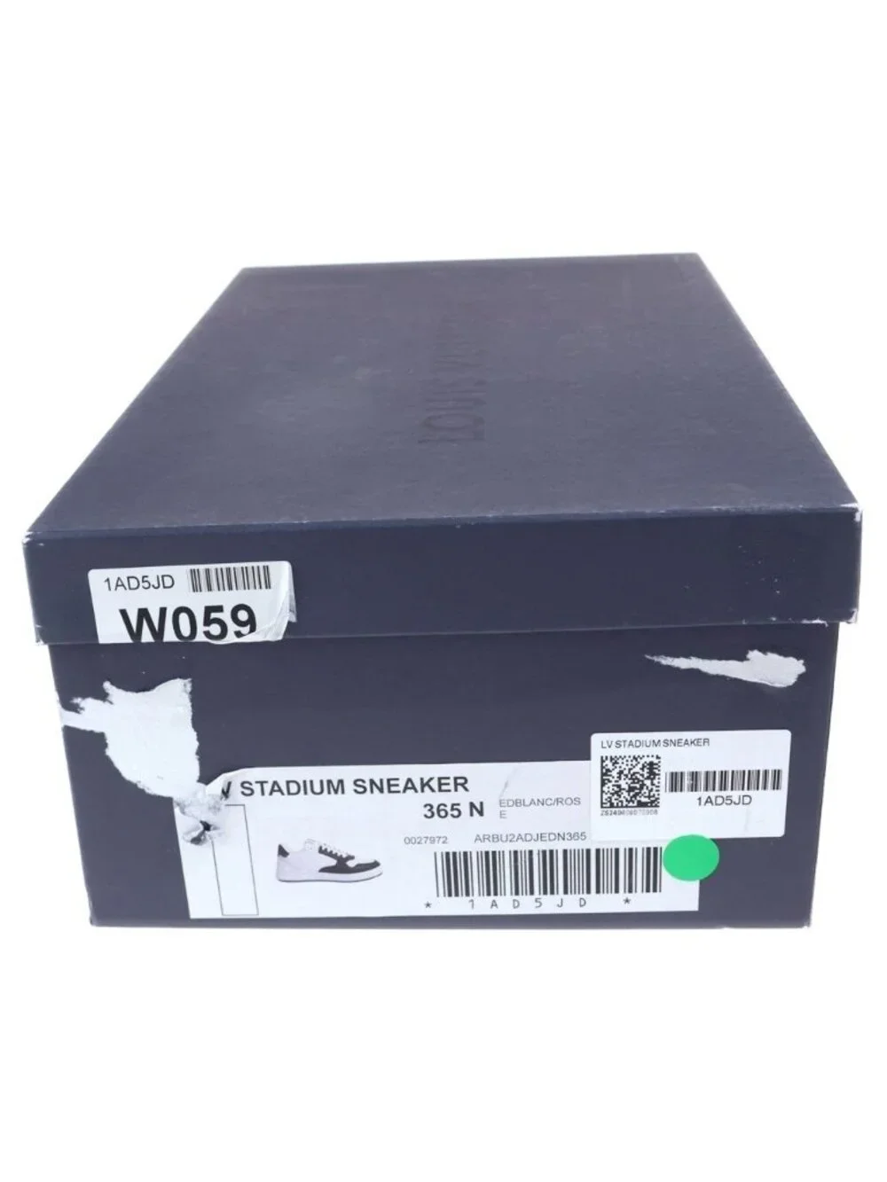 Louis Vuitton Monogram LV Stadium Low Cut Sneakers White Pink LD